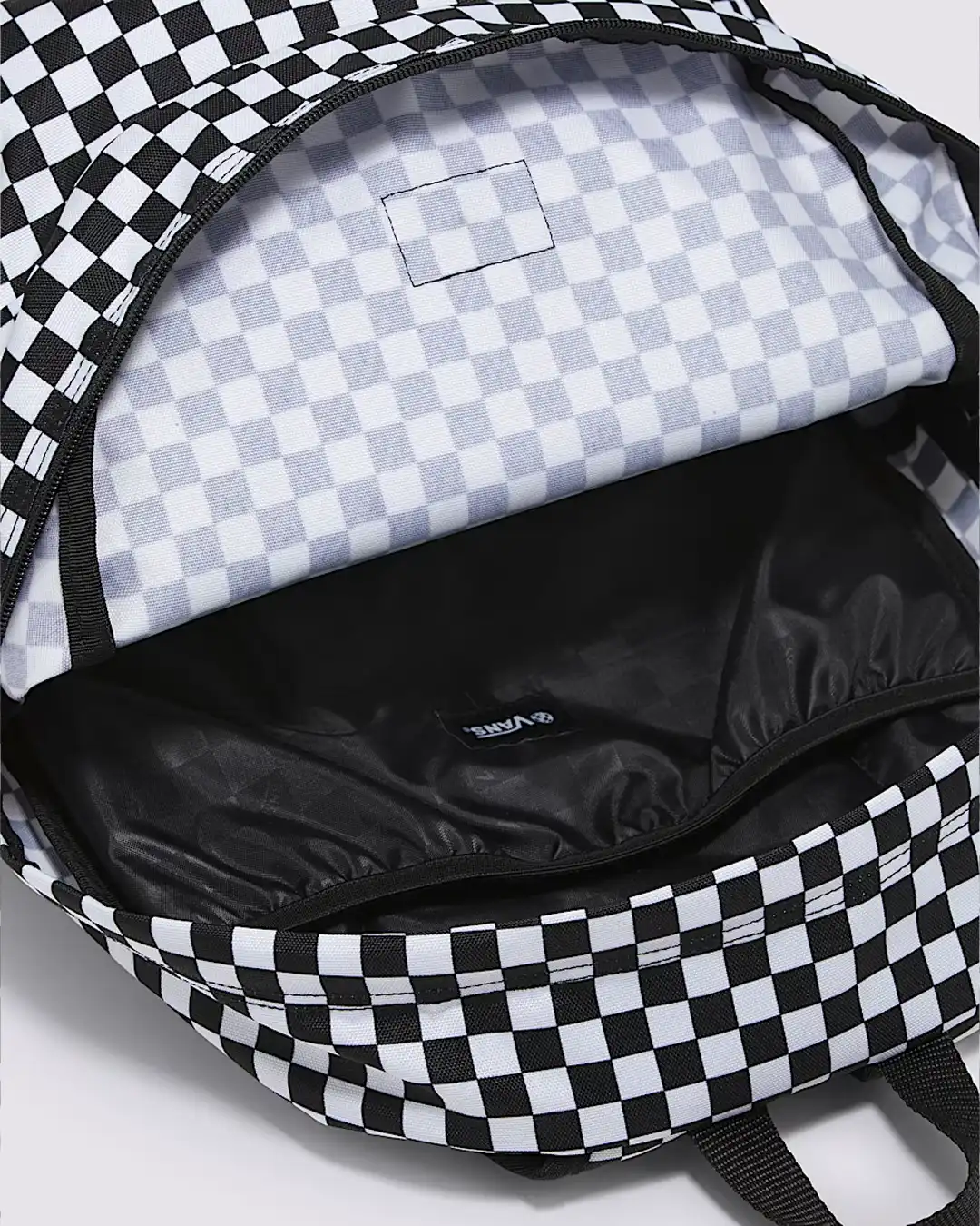 Old Skool Check Backpack - Black/White - Image 5