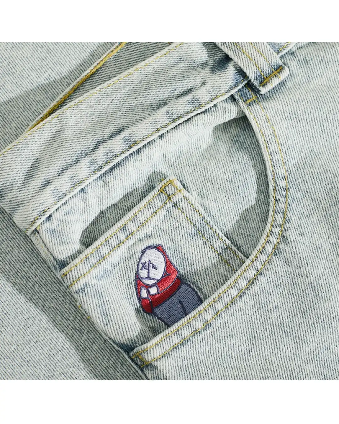 Big Boy Og Demin Jeans - Light Blue - Image 4