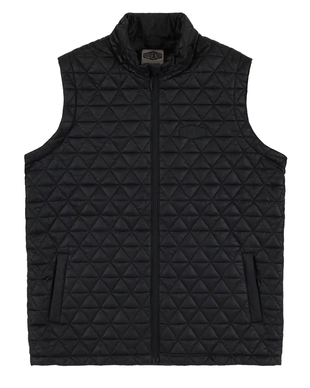 Convertible Micro Puffer Winter Jacket - Black - Image 3