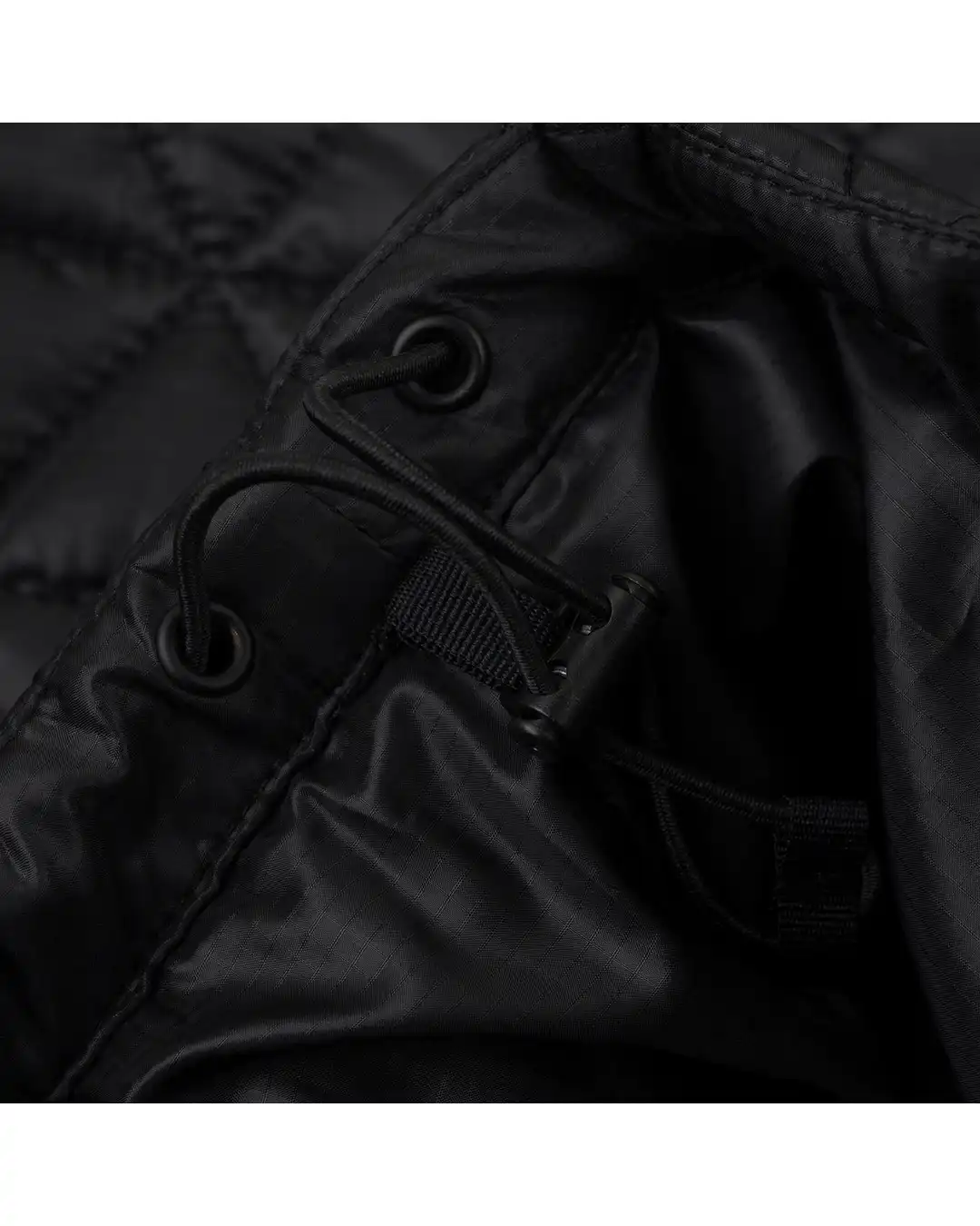 Convertible Micro Puffer Winter Jacket - Black - Image 8