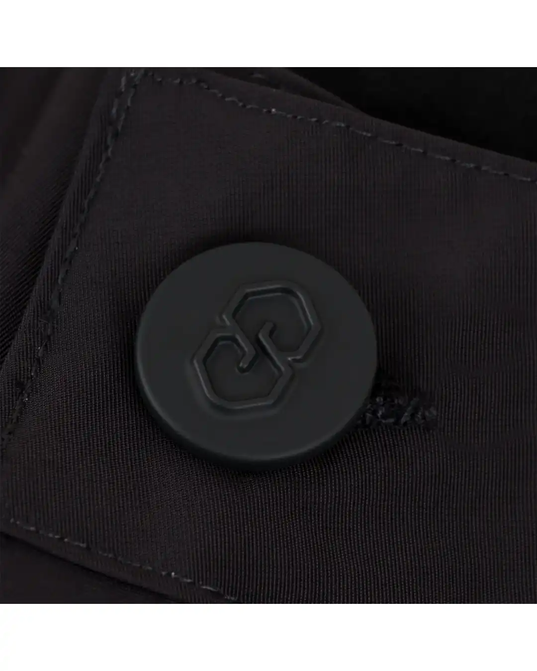 Pleated Chino Snow Pants - Black - Image 5