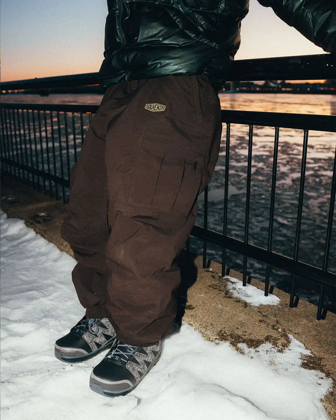 S2000 Insulated Cargo Snow Pants - Chocolate - Image 2
