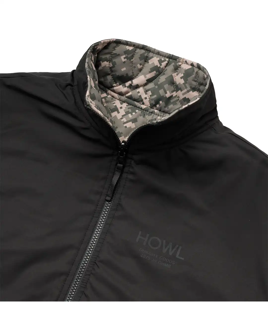 Reversible Coaches Winter Jacket - Black/Camo - Image 5