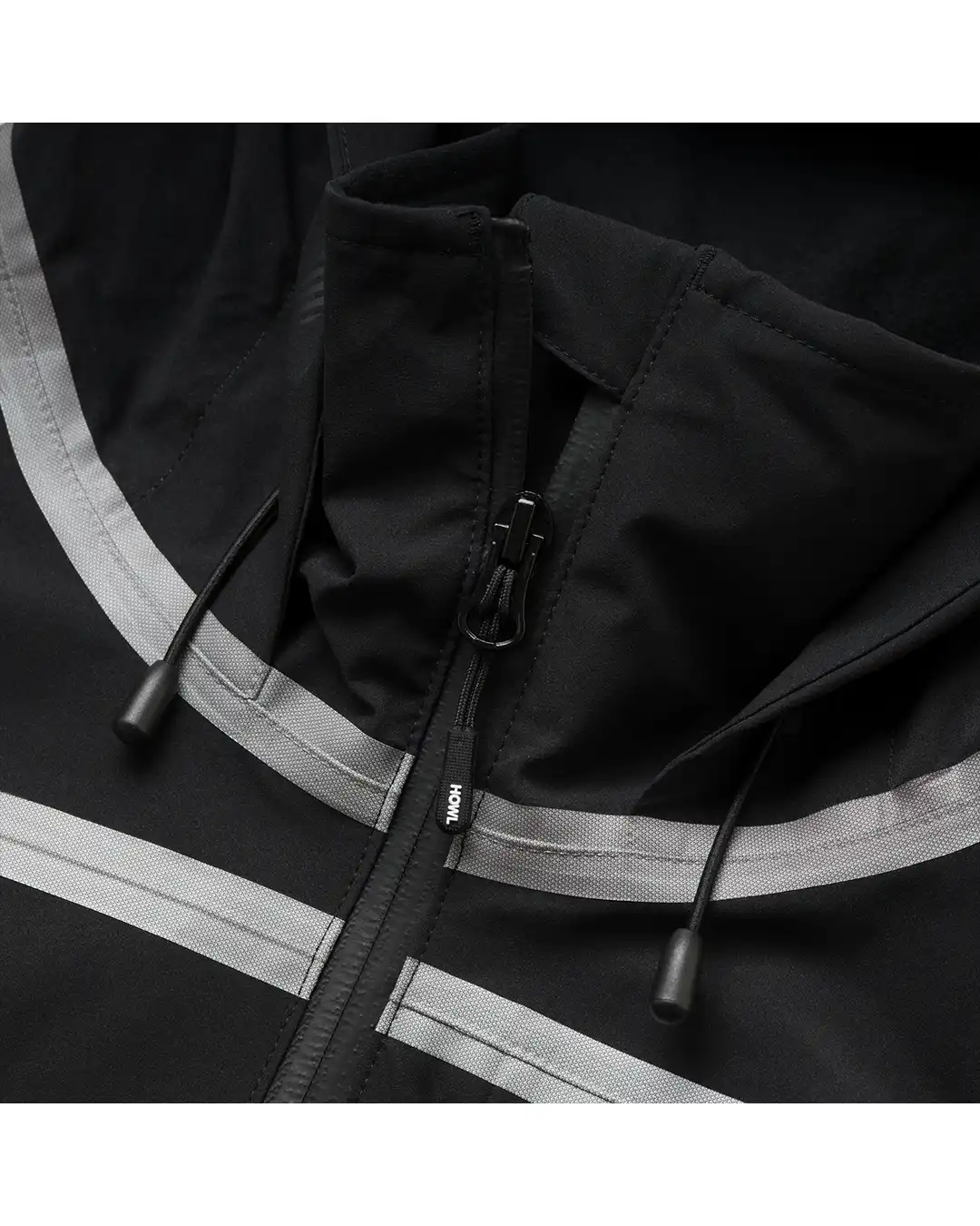 Taped Winter Jacket - Black - Image 5