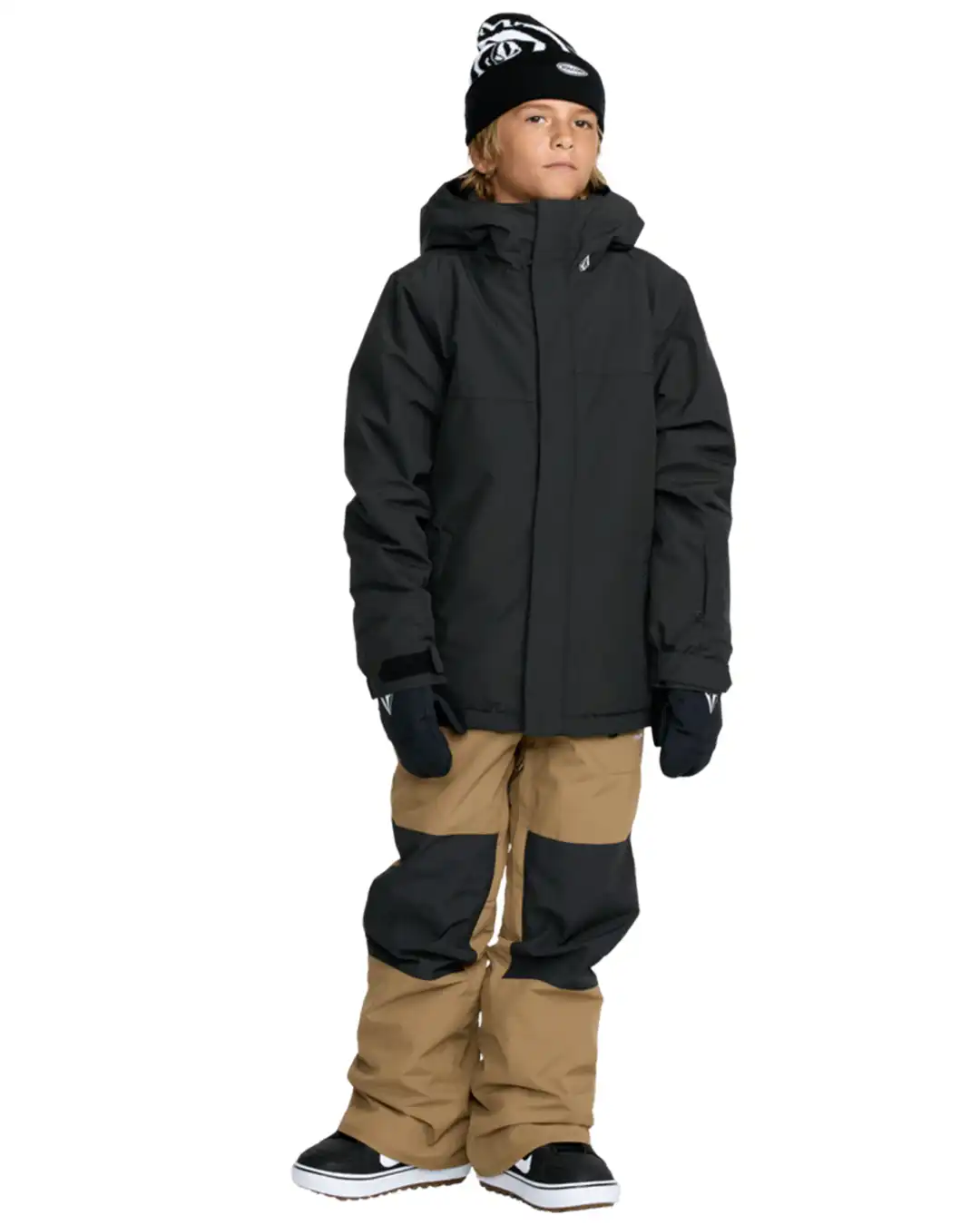 Stone 91 Insulated Kid's Winter Jacket - Black - Image 3