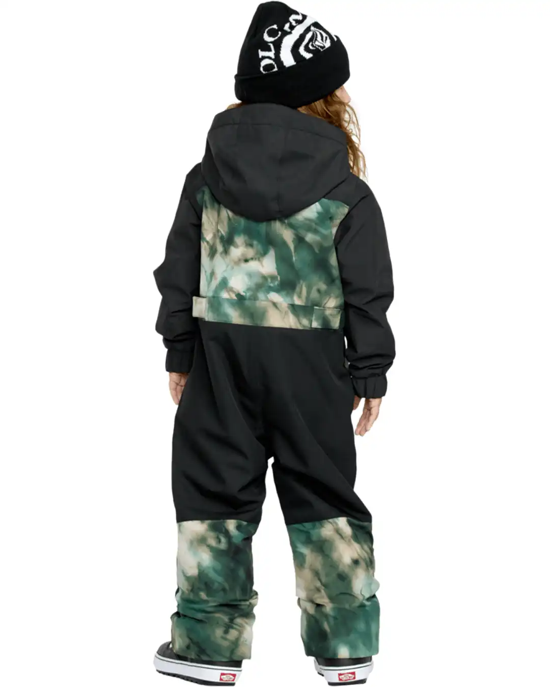 Little Flurry One Piece Kid's Winter Suit - Green - Image 4