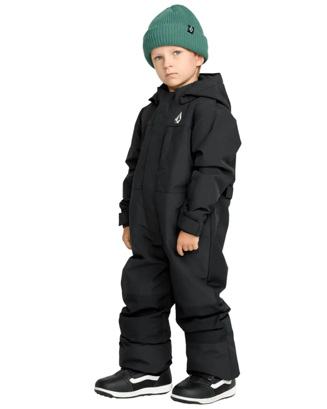Little Flurry One Piece Kid's Winter Suit - Green - Image 5