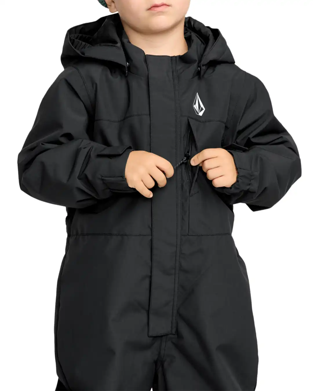 Little Flurry One Piece Kid's Winter Suit - Green - Image 6