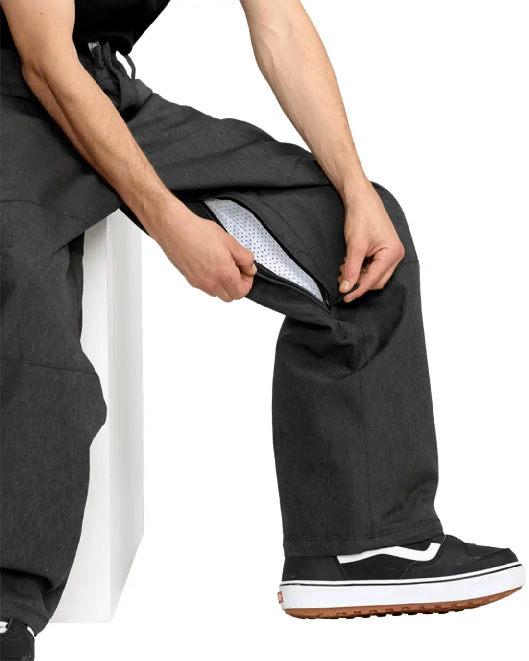 Snow Billow Snow Pants - Black Denim - Image 4
