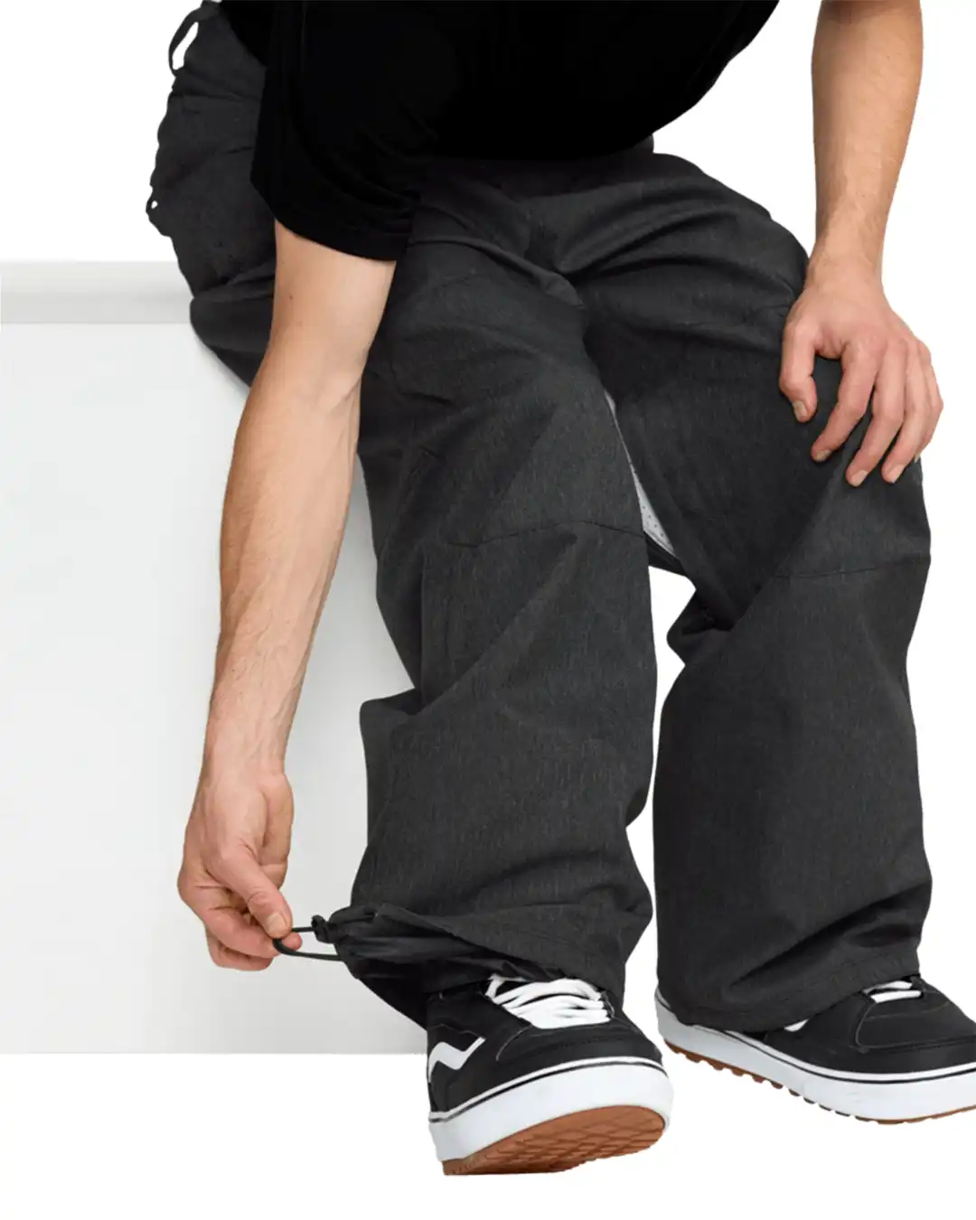 Snow Billow Snow Pants - Black Denim - Image 6