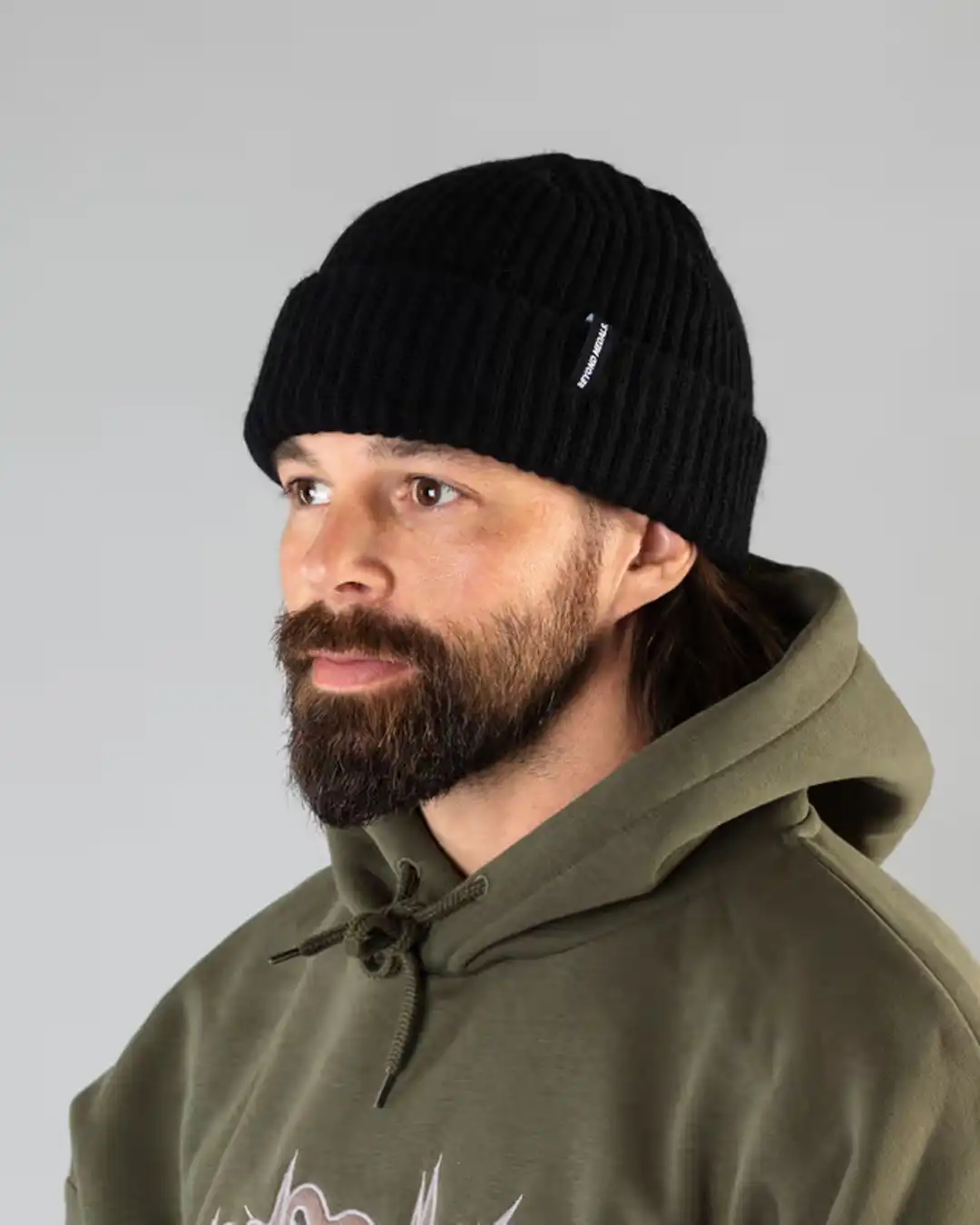 Short Beanie - Black - Image 2