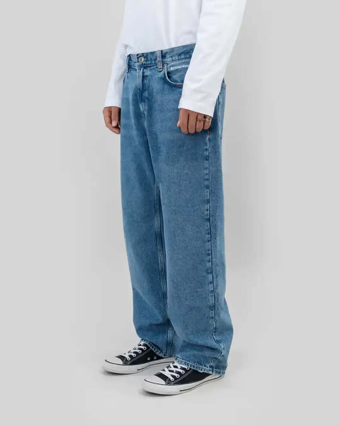 Loose Jeans - Blue - Image 3