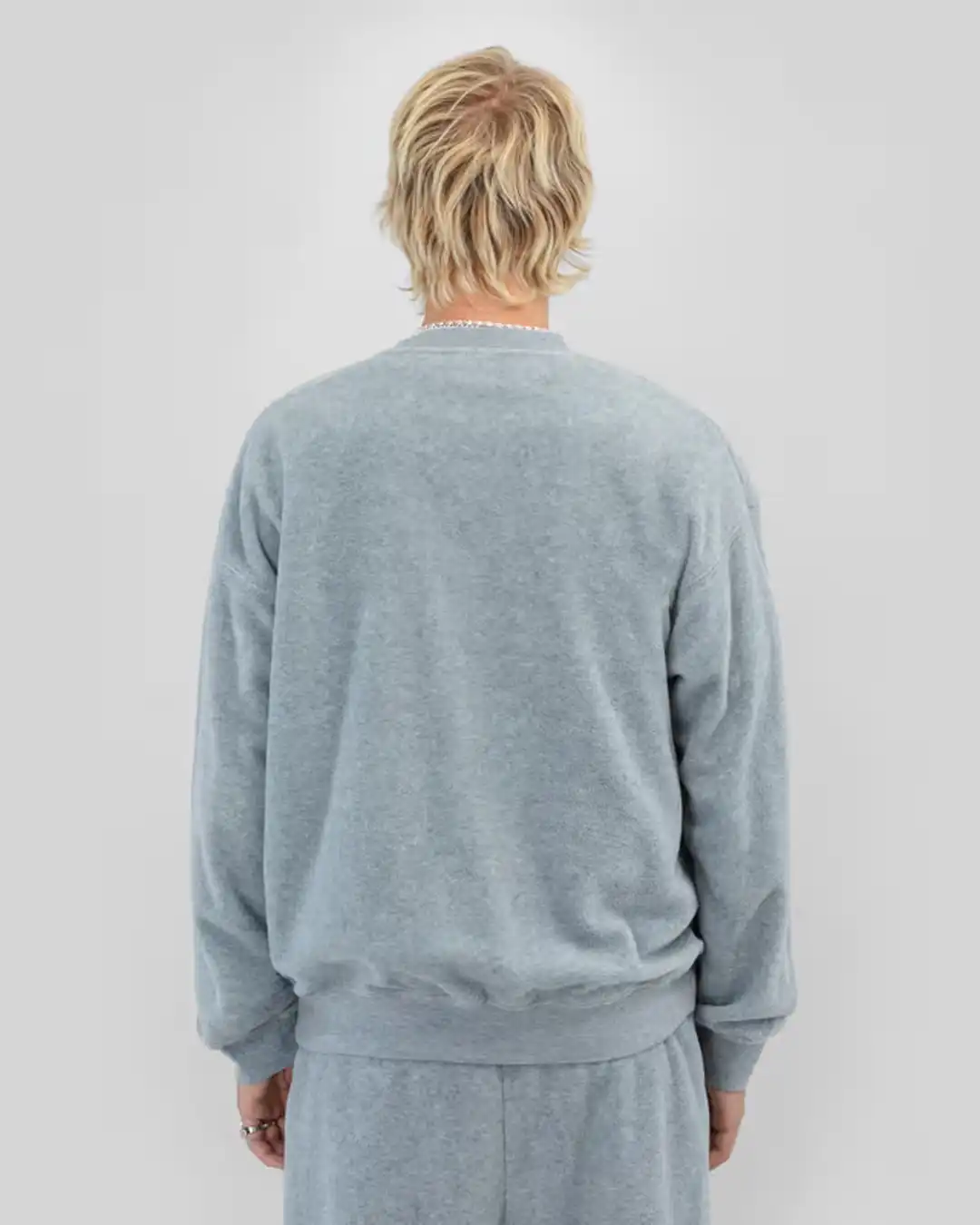 Fleece Sweatshirt - Grey - Image 3