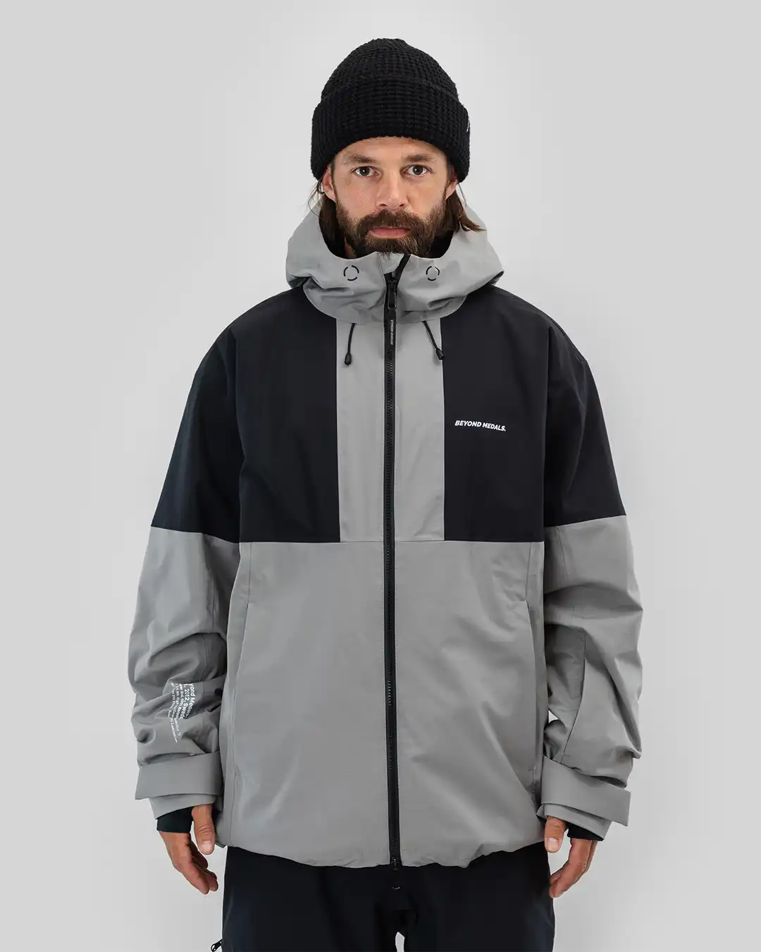 Fullzip 2L Winter Jacket - Grey - Image 3