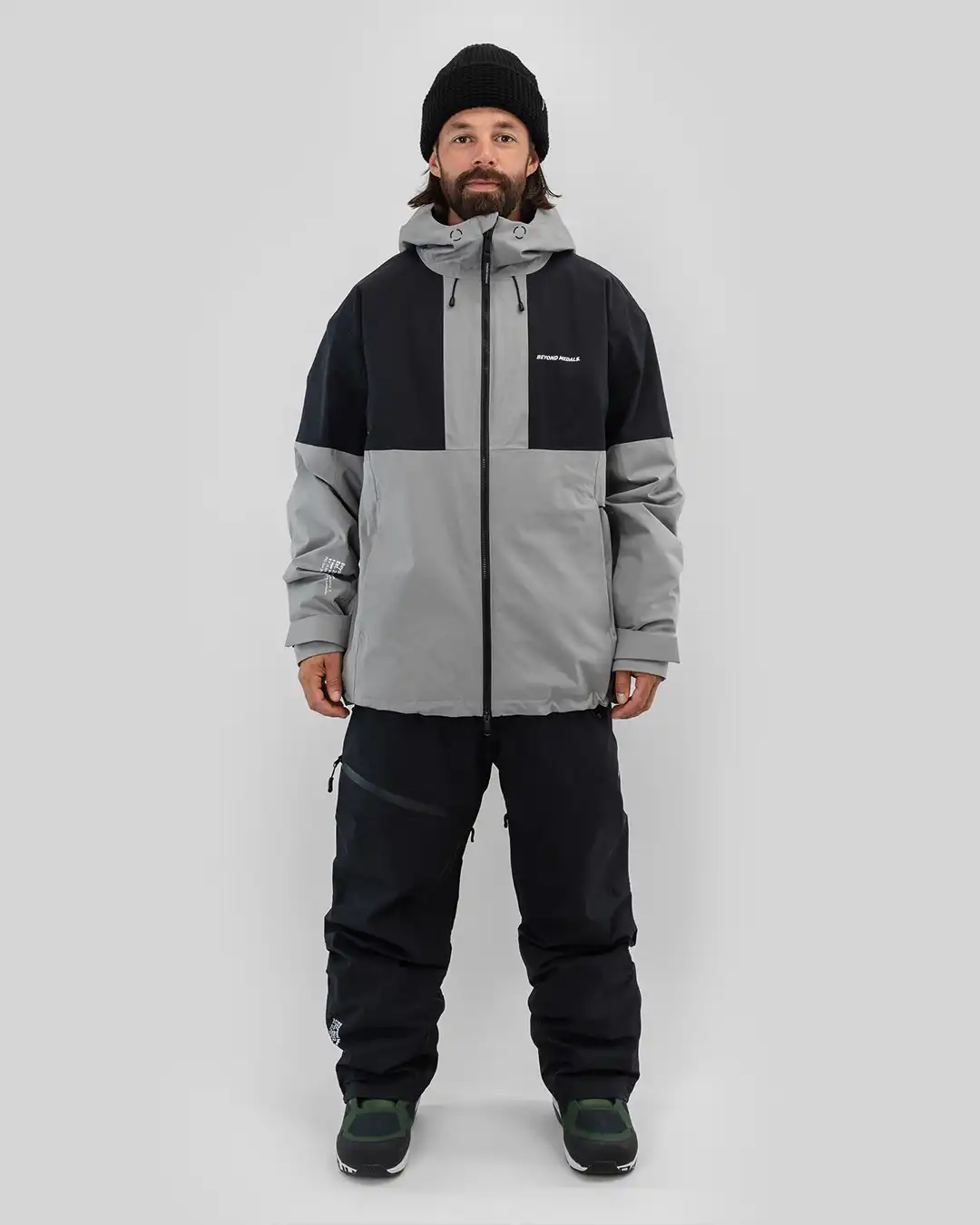 Fullzip 2L Winter Jacket - Grey - Image 4