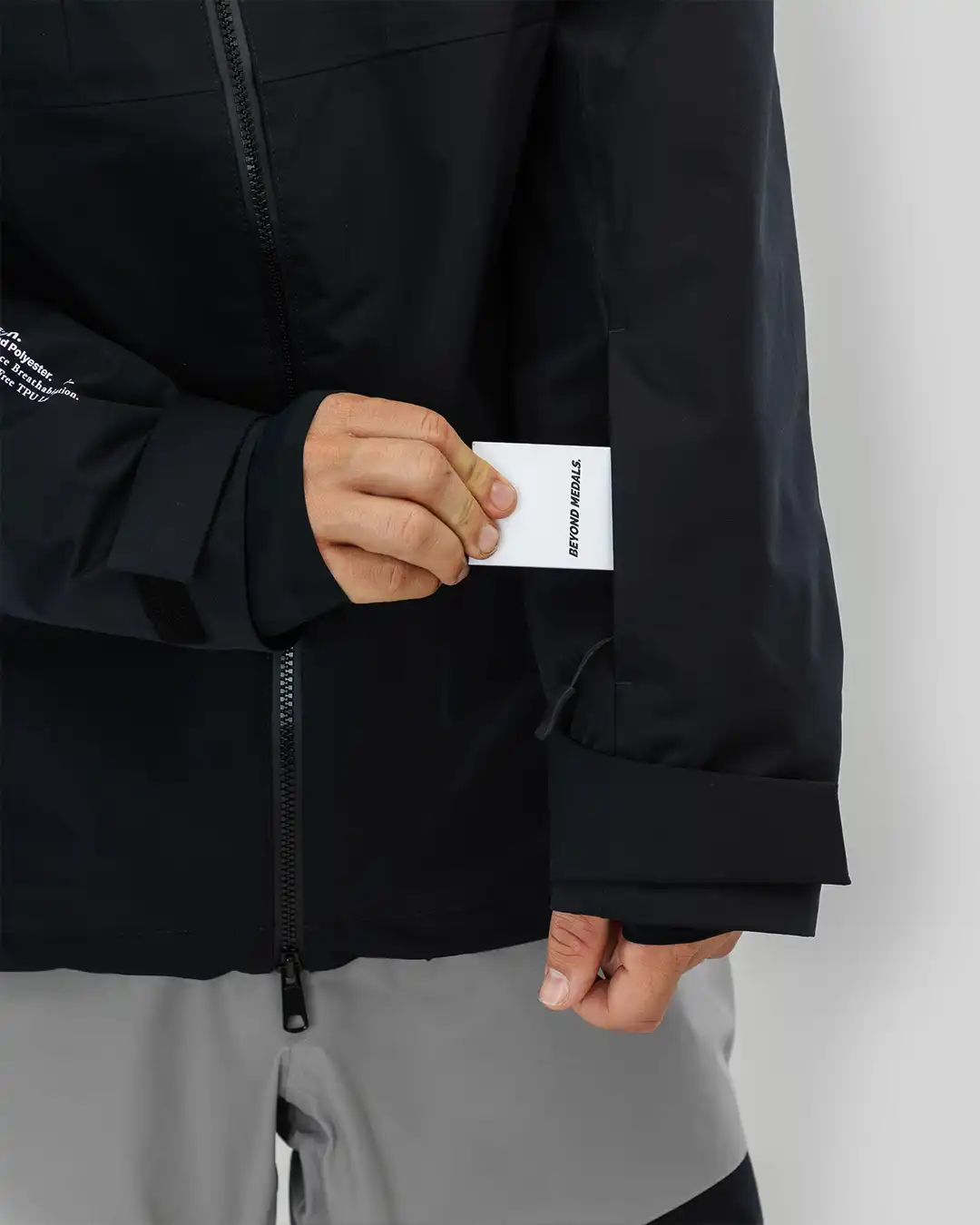 Fullzip 2L Winter Jacket - Black - Image 6