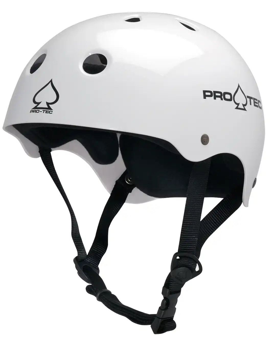 Classic Skate Helmet - Gloss White - Image 3