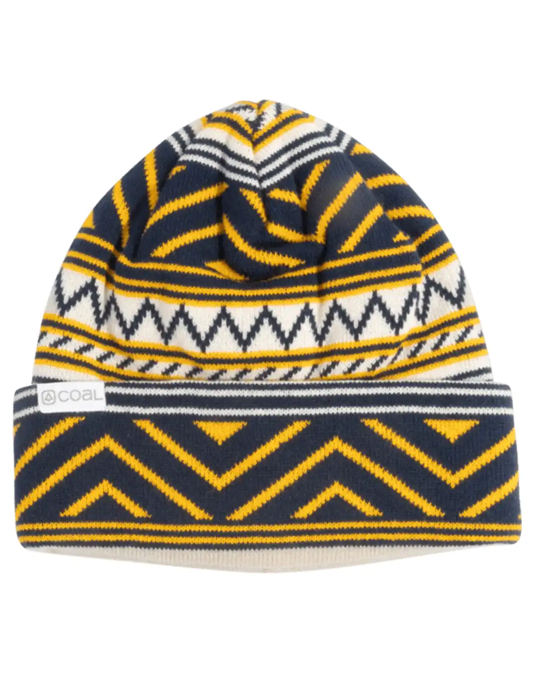 Weston Beanie - Navy/Goldenrod