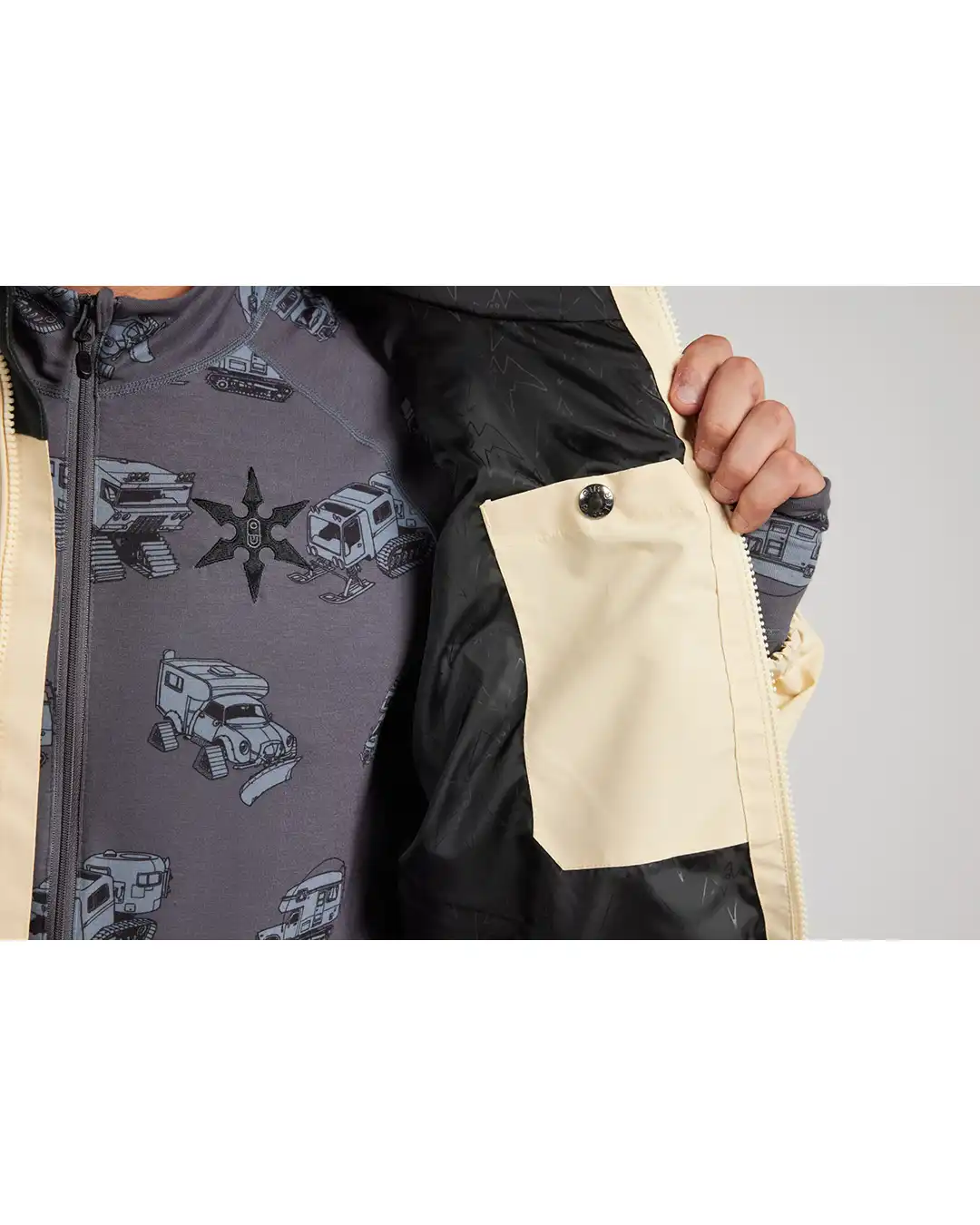 Access Winter Jacket - Cream - Image 5