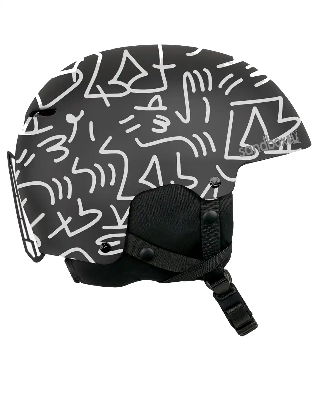 Icon Snow Lucas Beaufort Winter Helmet - Black
