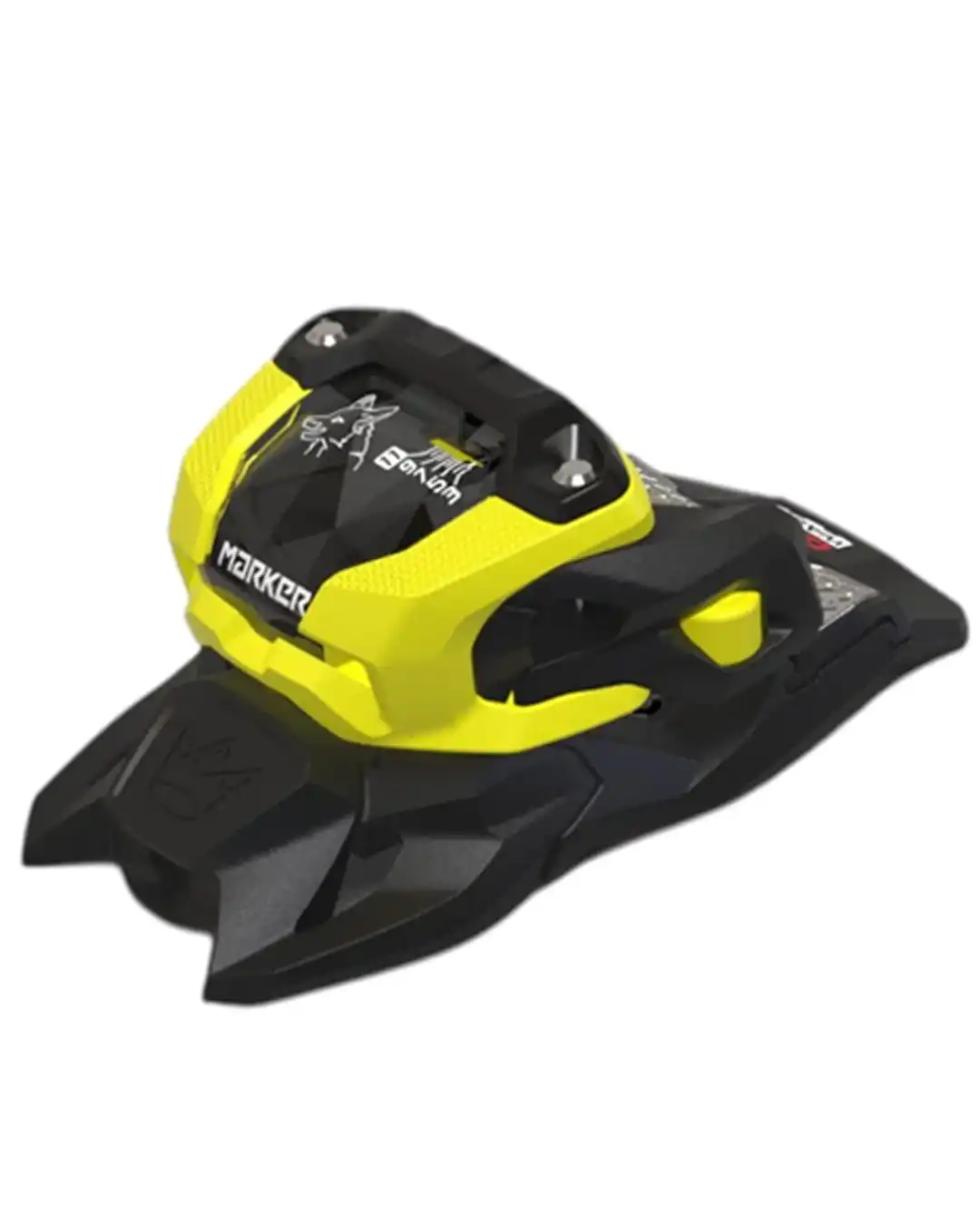 Squire 11 Ski Bindings - Black/Yellow 2026 - Image 2
