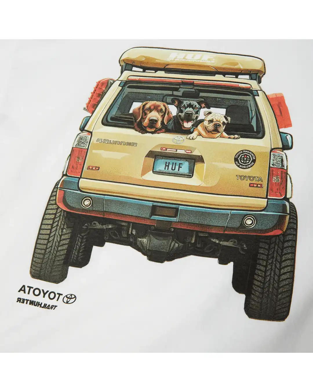 Toyota Th 4 Runner T-Shirt - White - Image 4