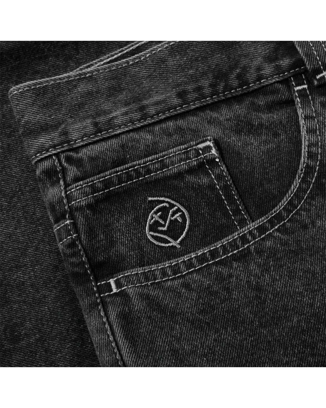 Big Boy Denim Jeans - Silver Black - Image 3