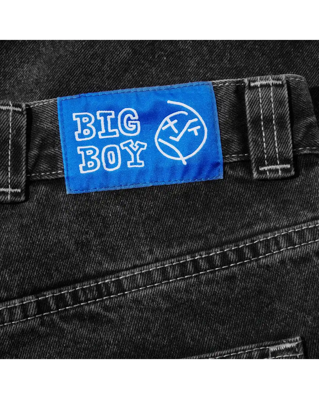 Big Boy Denim Jeans - Silver Black - Image 4