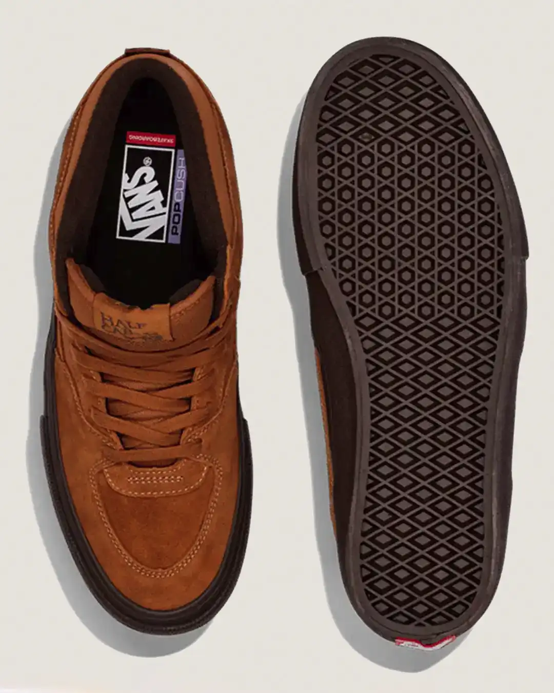 Skate Half Cab Shoes - Golden Brown/Gum - Image 3