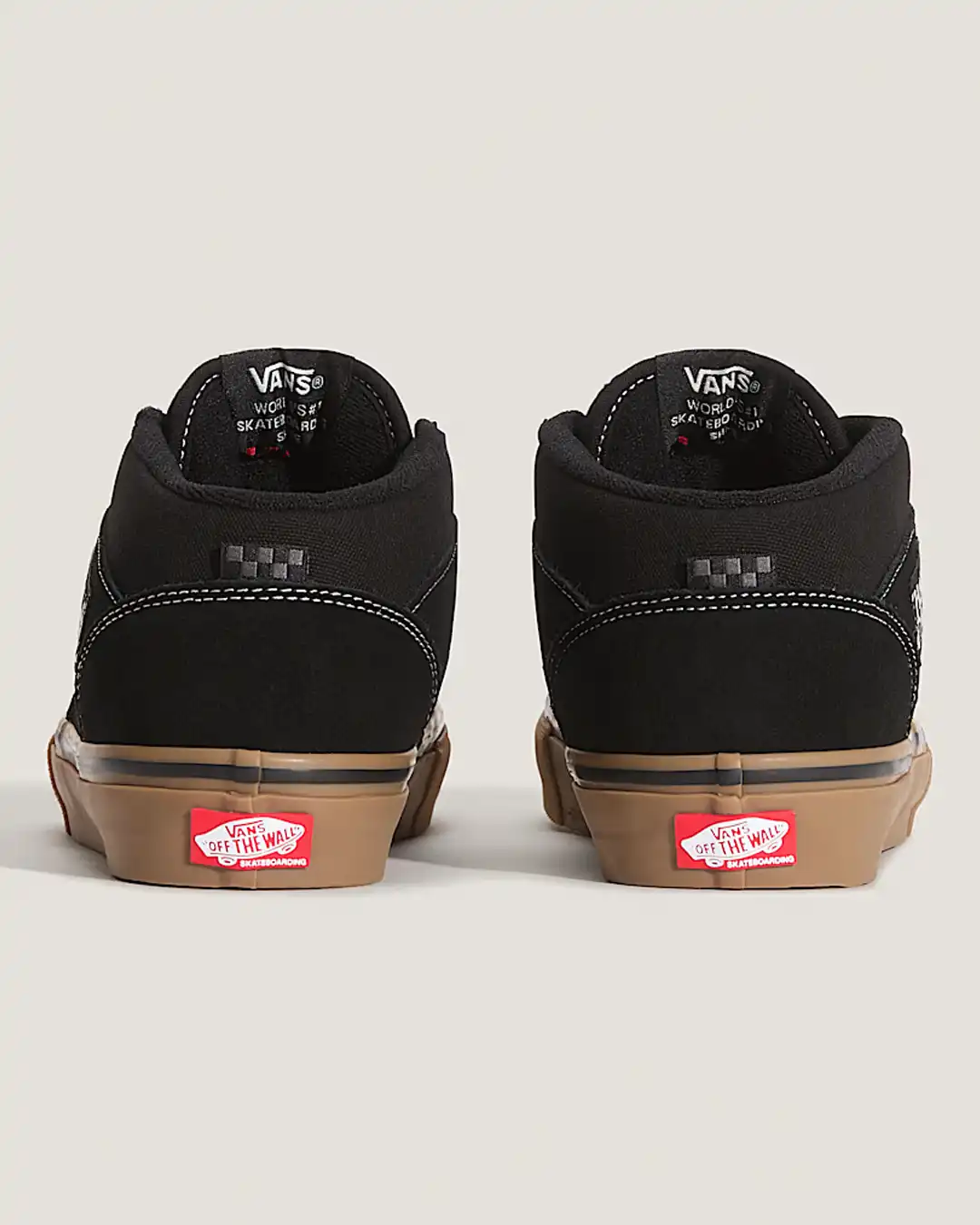 Skate Half Cab Shoes - Black/Gum/White - Image 4