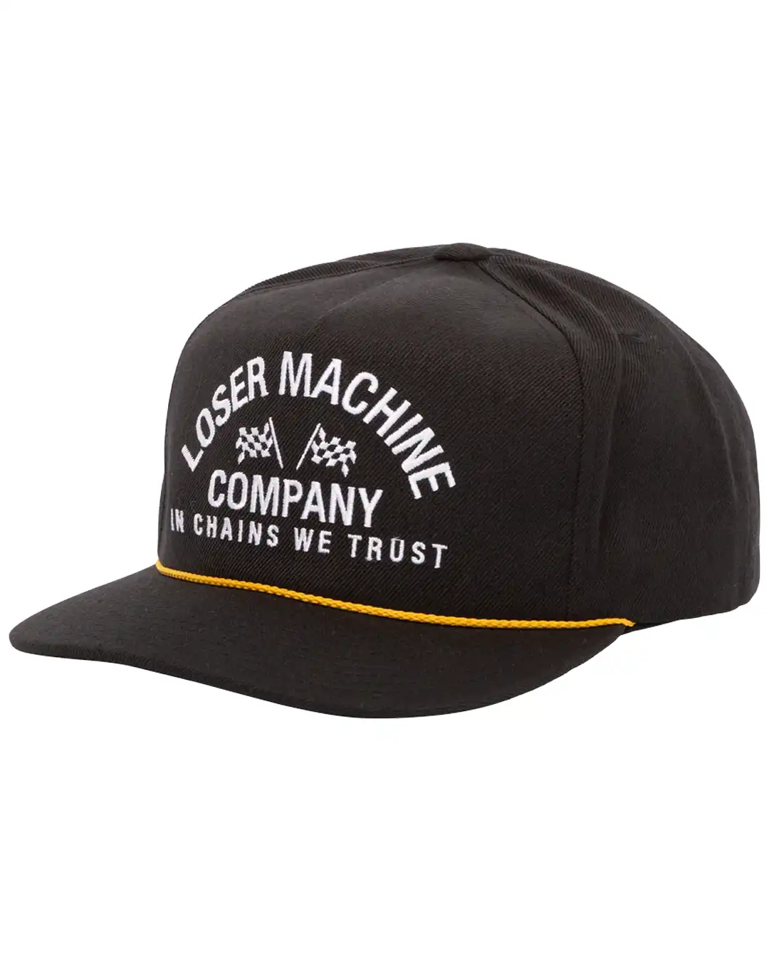 Raceway Redux Snapback Hat - Black