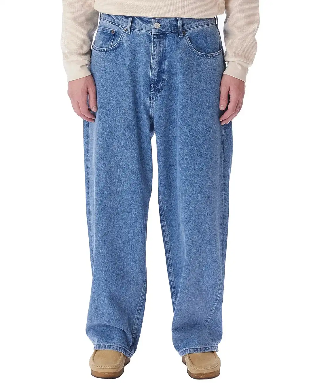 Bigwig Baggy Denim Jeans - Light Indigo Classic - Image 3
