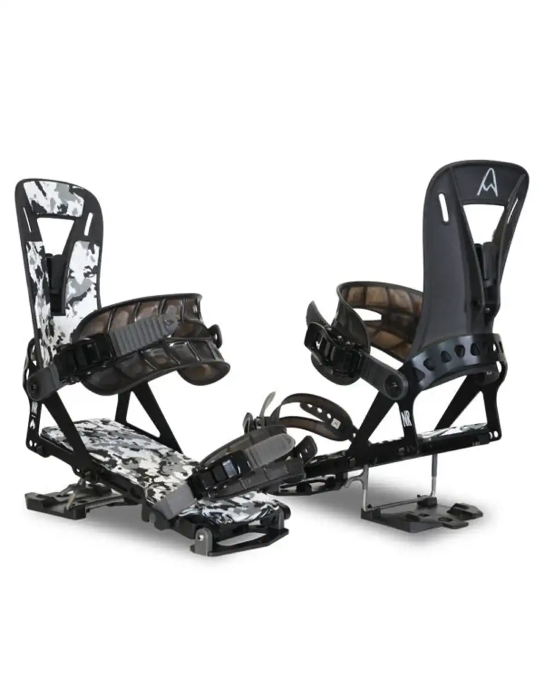 Nr Pro Snowboard Bindings - White Camo 2027