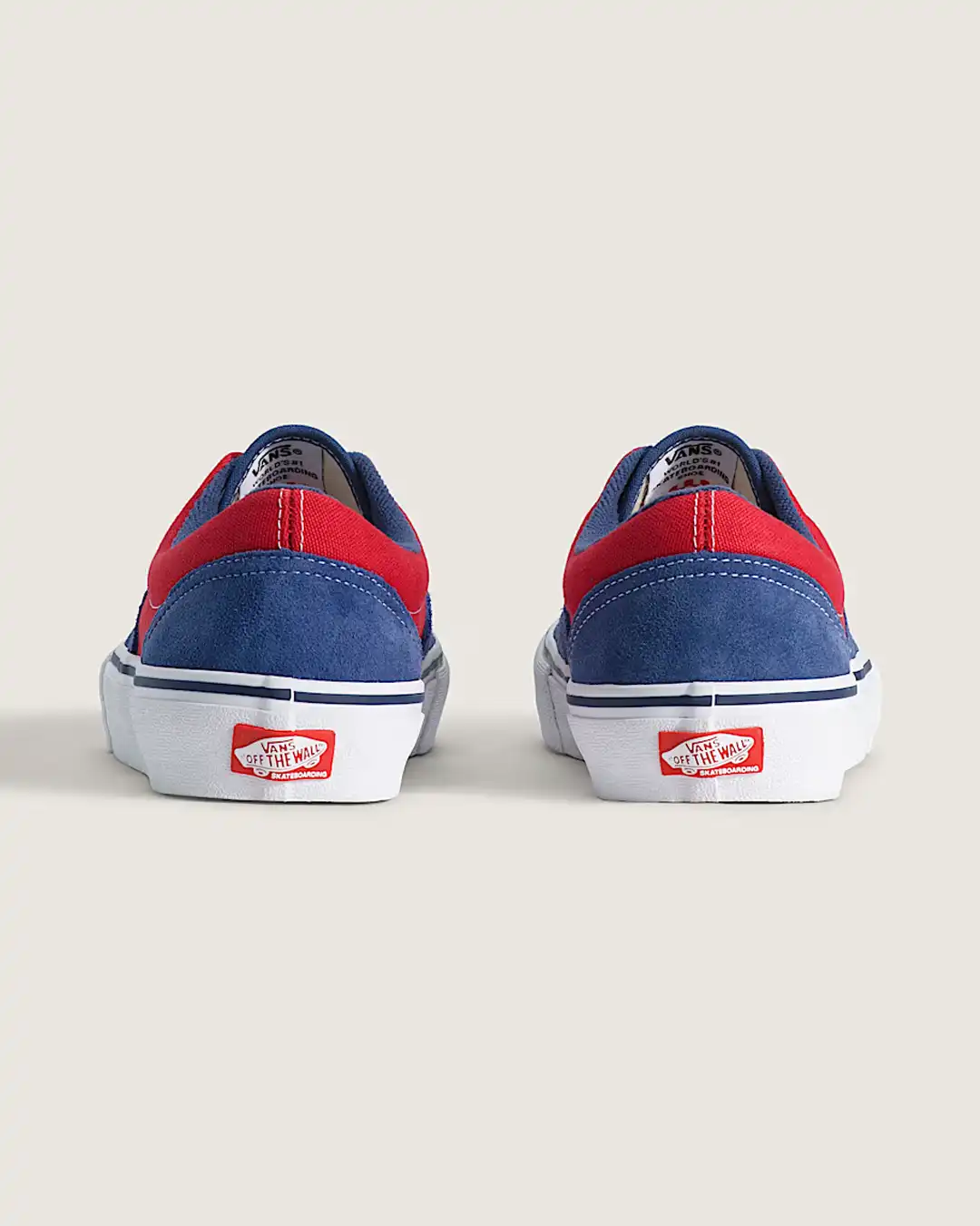 Skate Era Shoes - Blue/Red - Image 4
