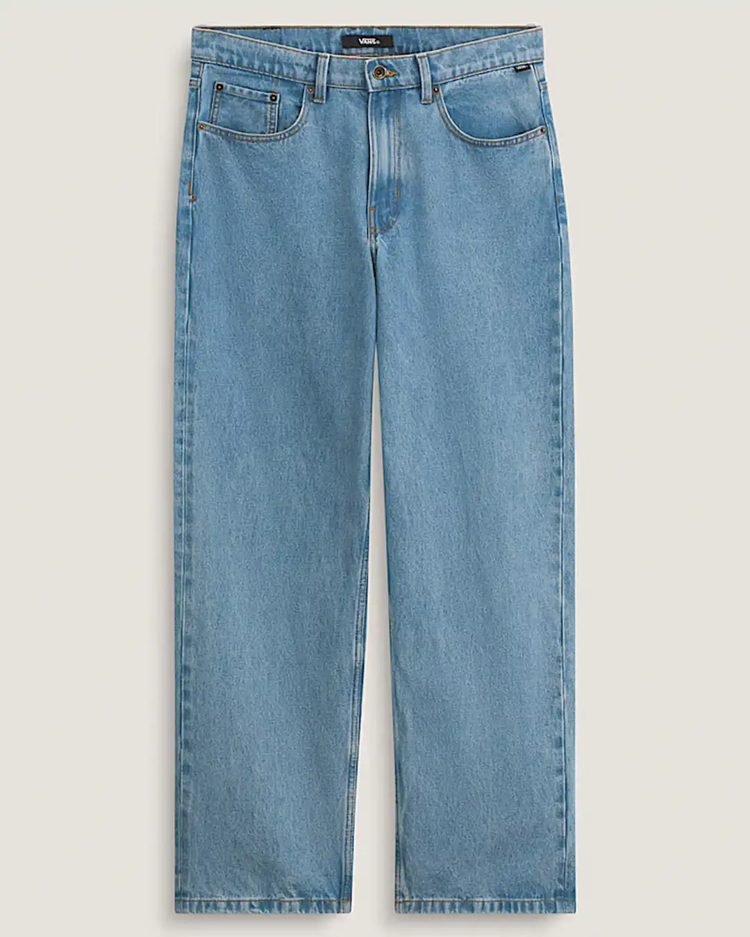 Check-5 Loose Jeans - Stonewash/Blue