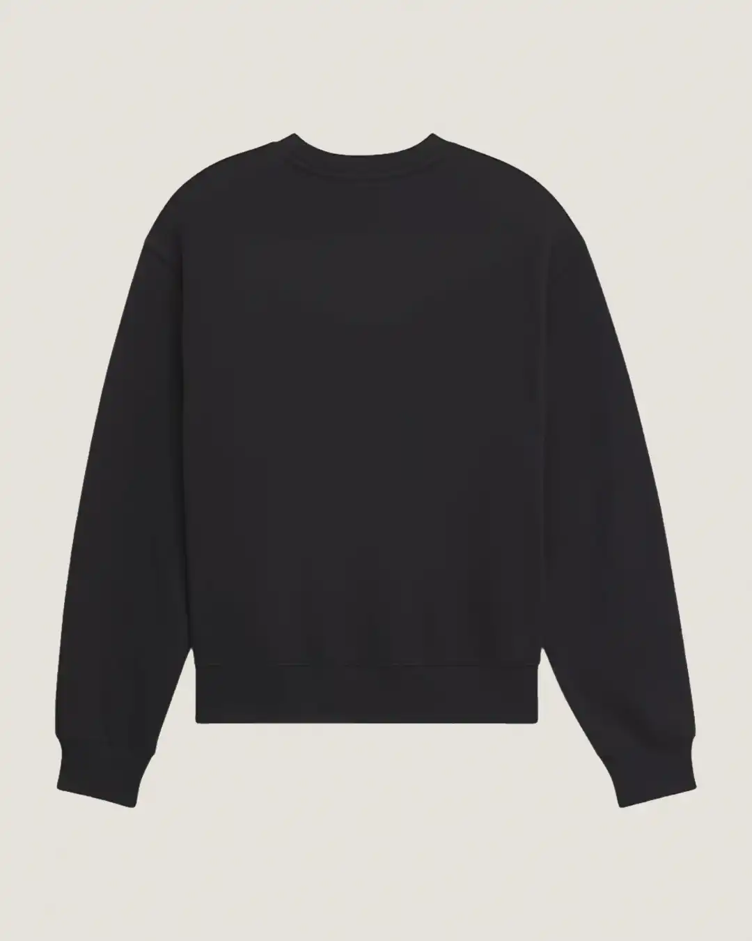 Kids Stretch Logo Crew Sweatshirt- Black/White - Image 2