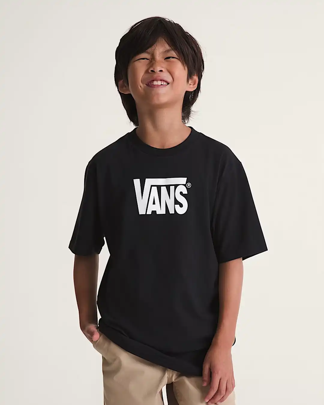 Kids Stretch Logo T-Shirt - Black - Image 3