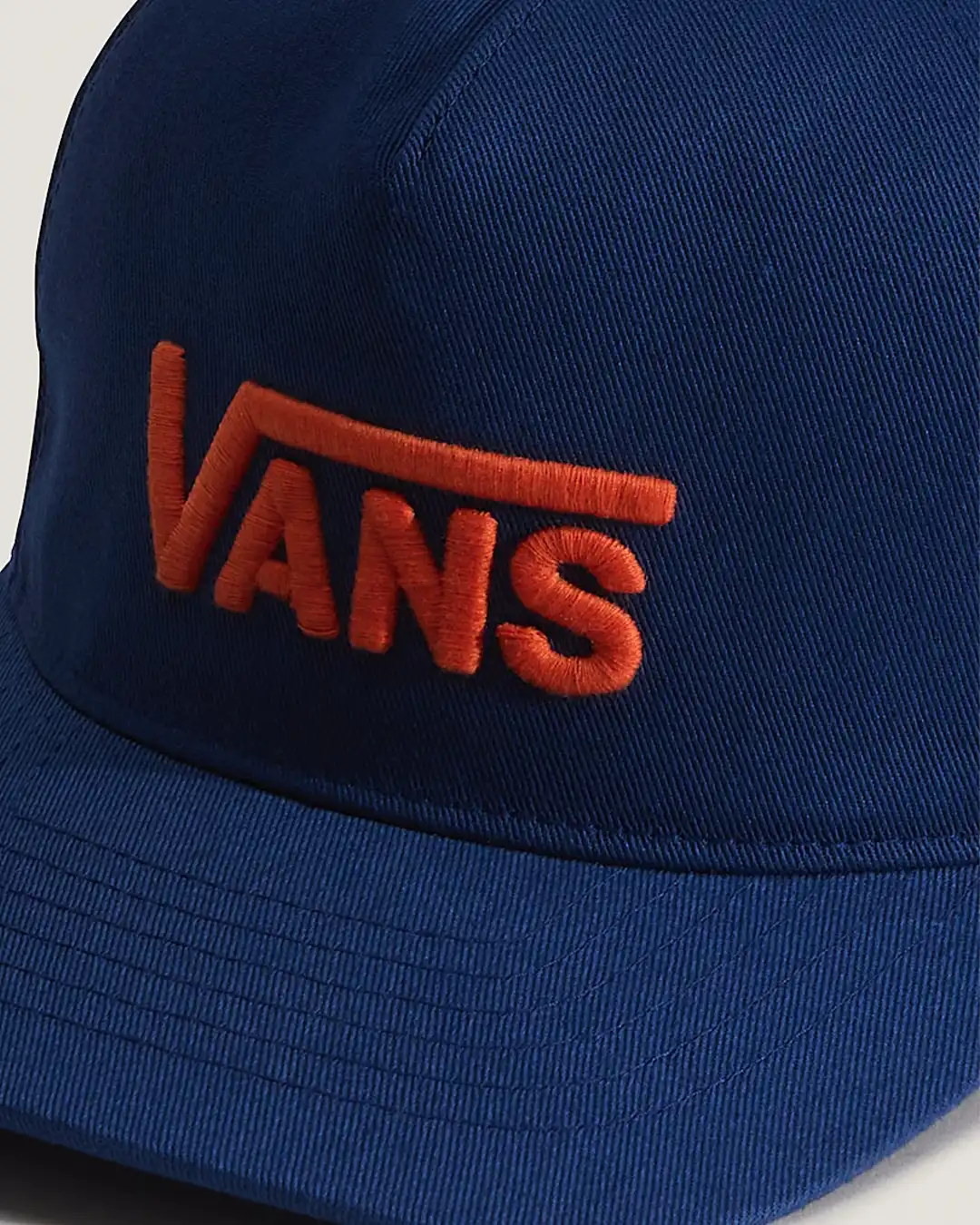 Kids Drop V Logo Snapback Hat - Deep Indigo - Image 3