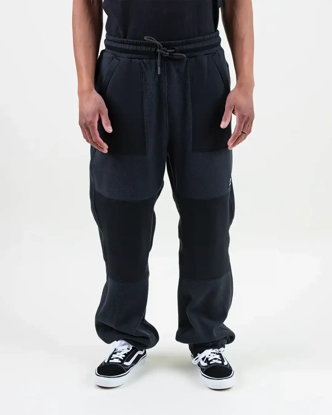Lodge Rec Fleece pants - Stealth Black - Image 2