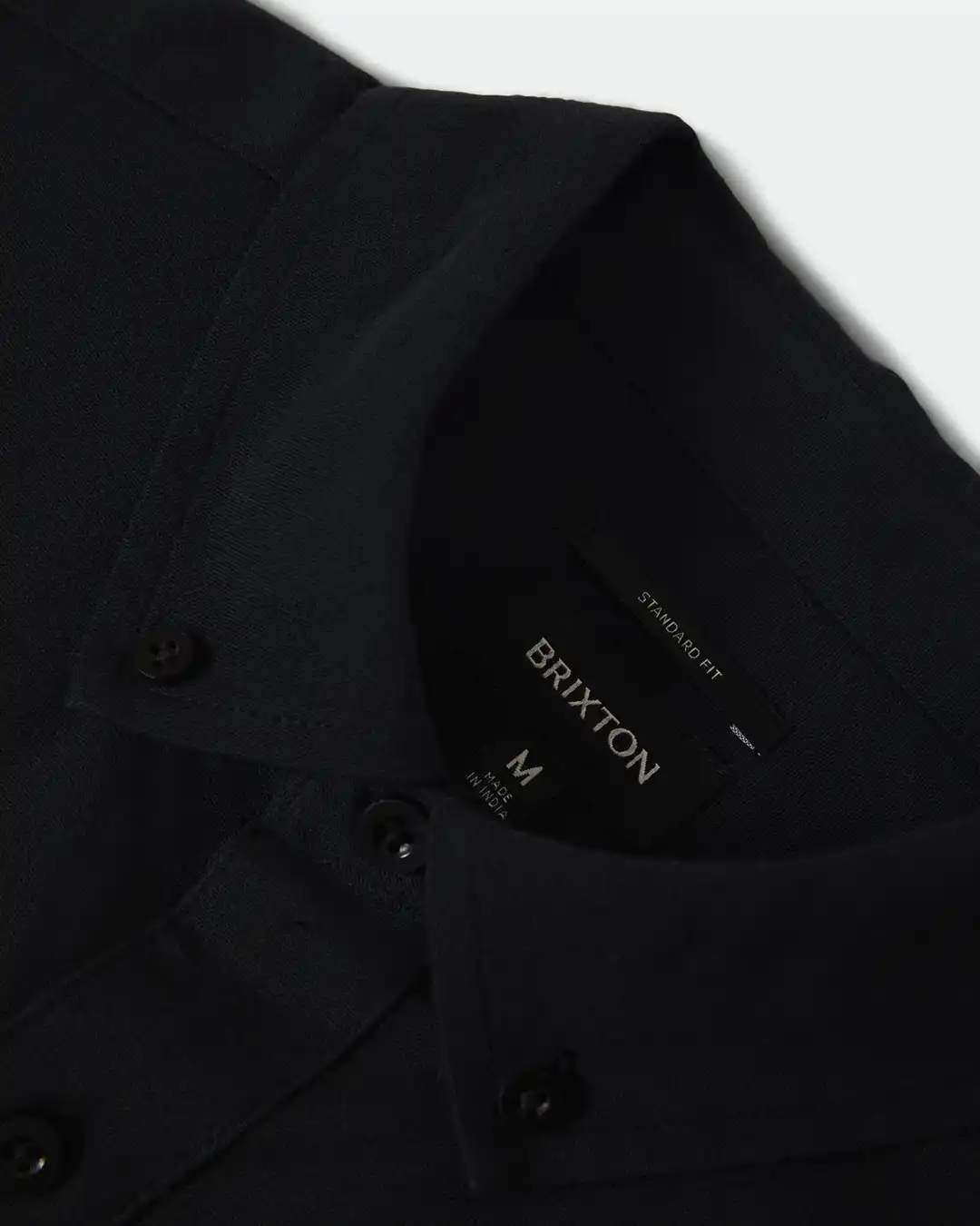 Sanford Oxford Woven Shirt - Black - Image 3