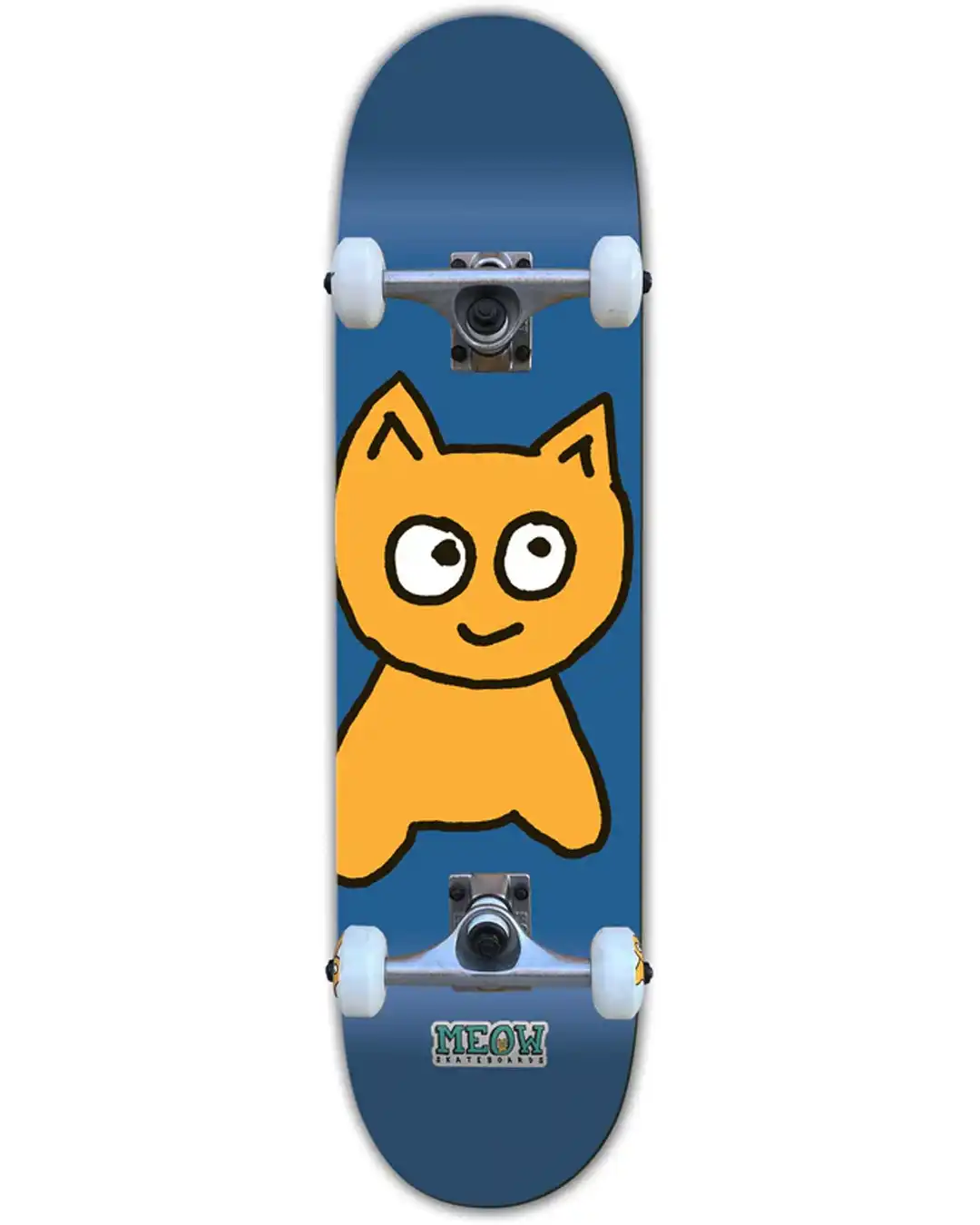 Big Cat Complete Skateboard - Blue 8.0