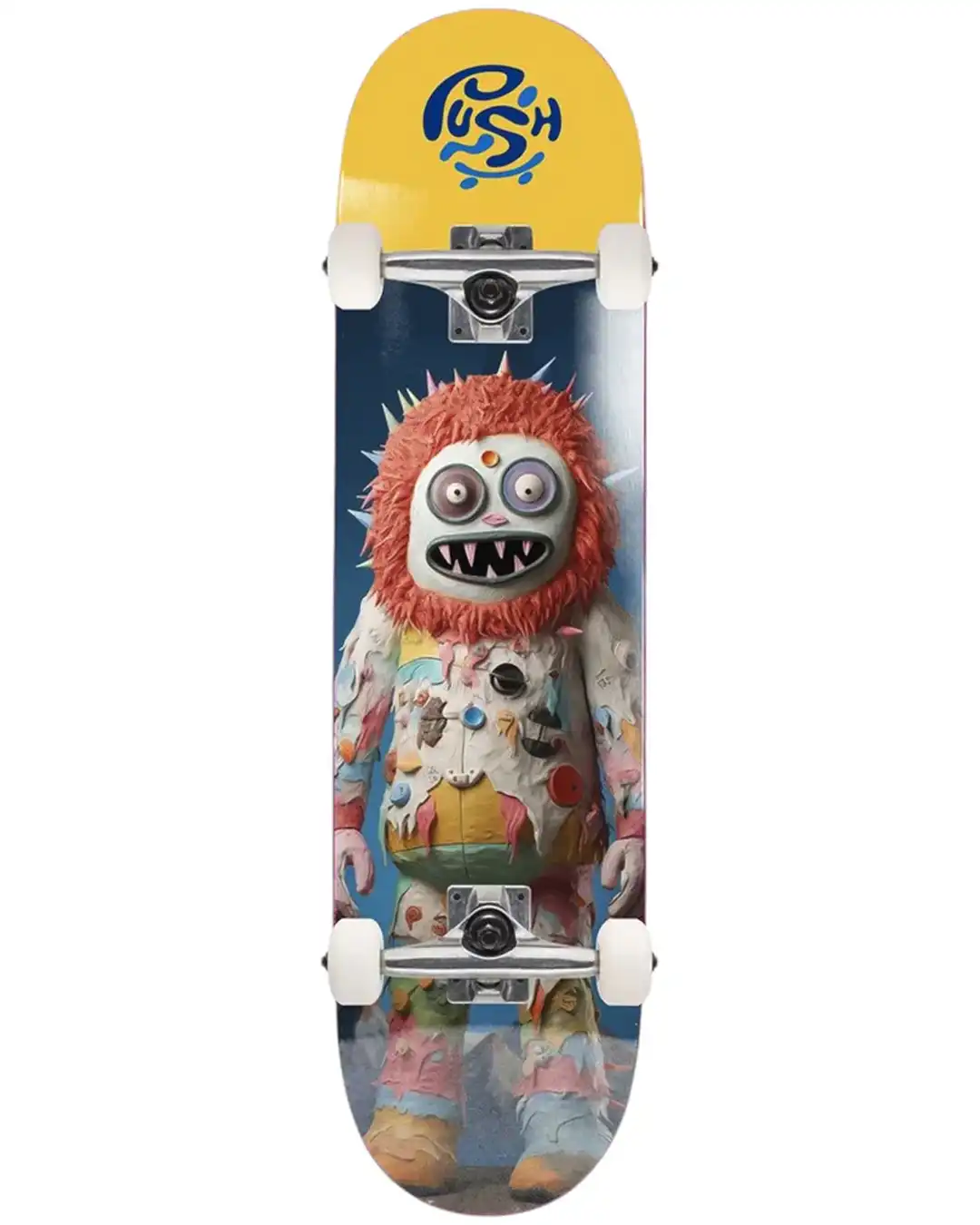 Portrait Fp Complete Skateboard - Yellow 7.75