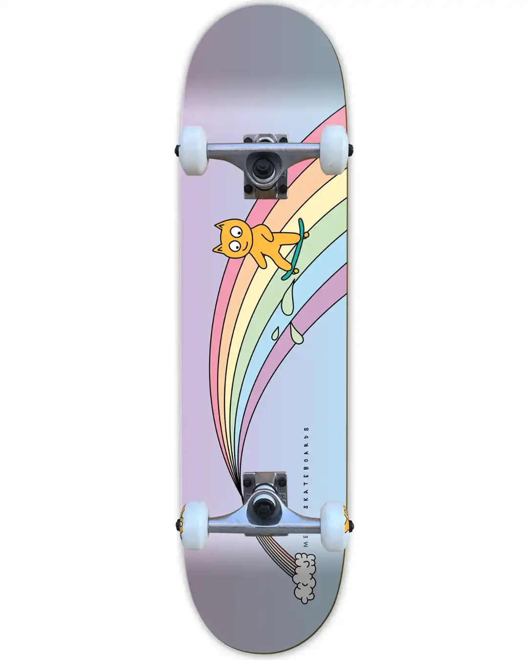 Over The Rainbow Complete Skateboard - Sky Blue 8.0