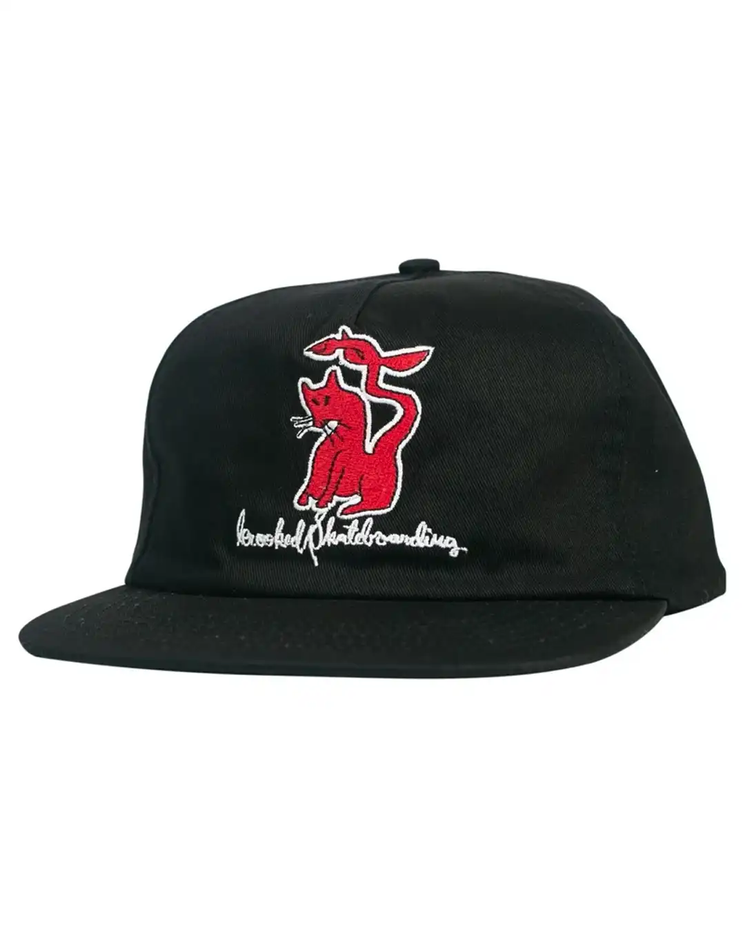 Kat Serpent Hat - Black/Red