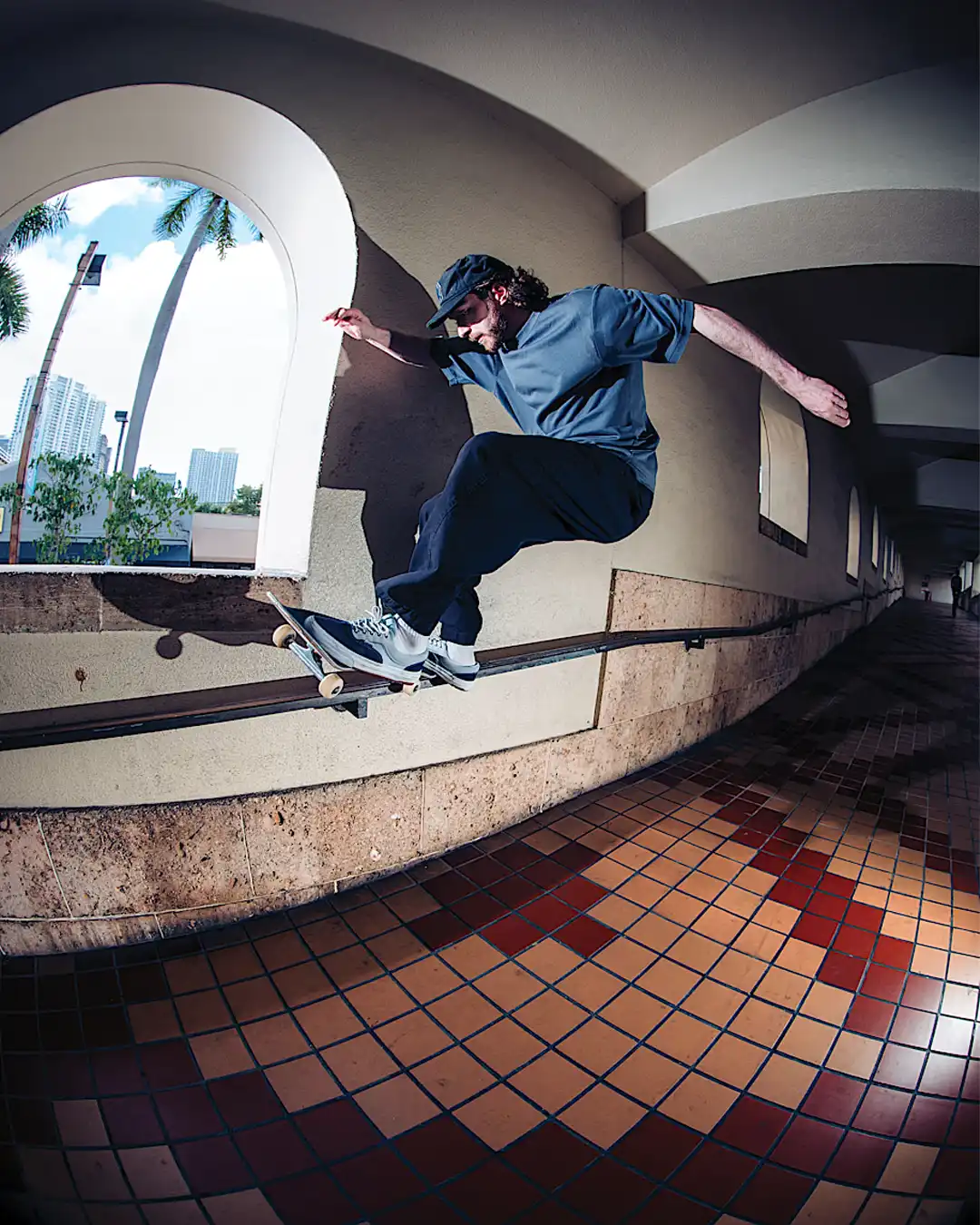 Skate Era Wafflecup Shoes - Navy/Blue Bell - Image 8