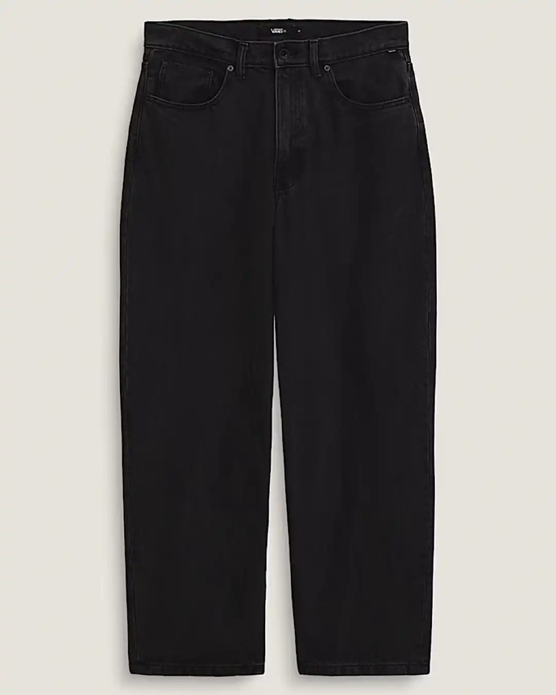 Check-5 Baggy Denim Jeans - Black