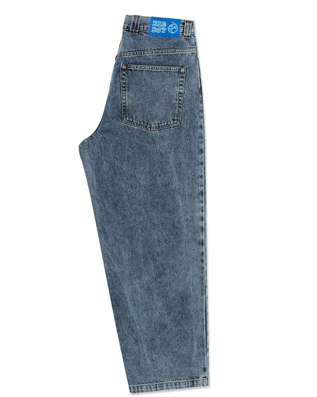 Big Boy Denim Jeans - Heavy Washed Blue - Image 3