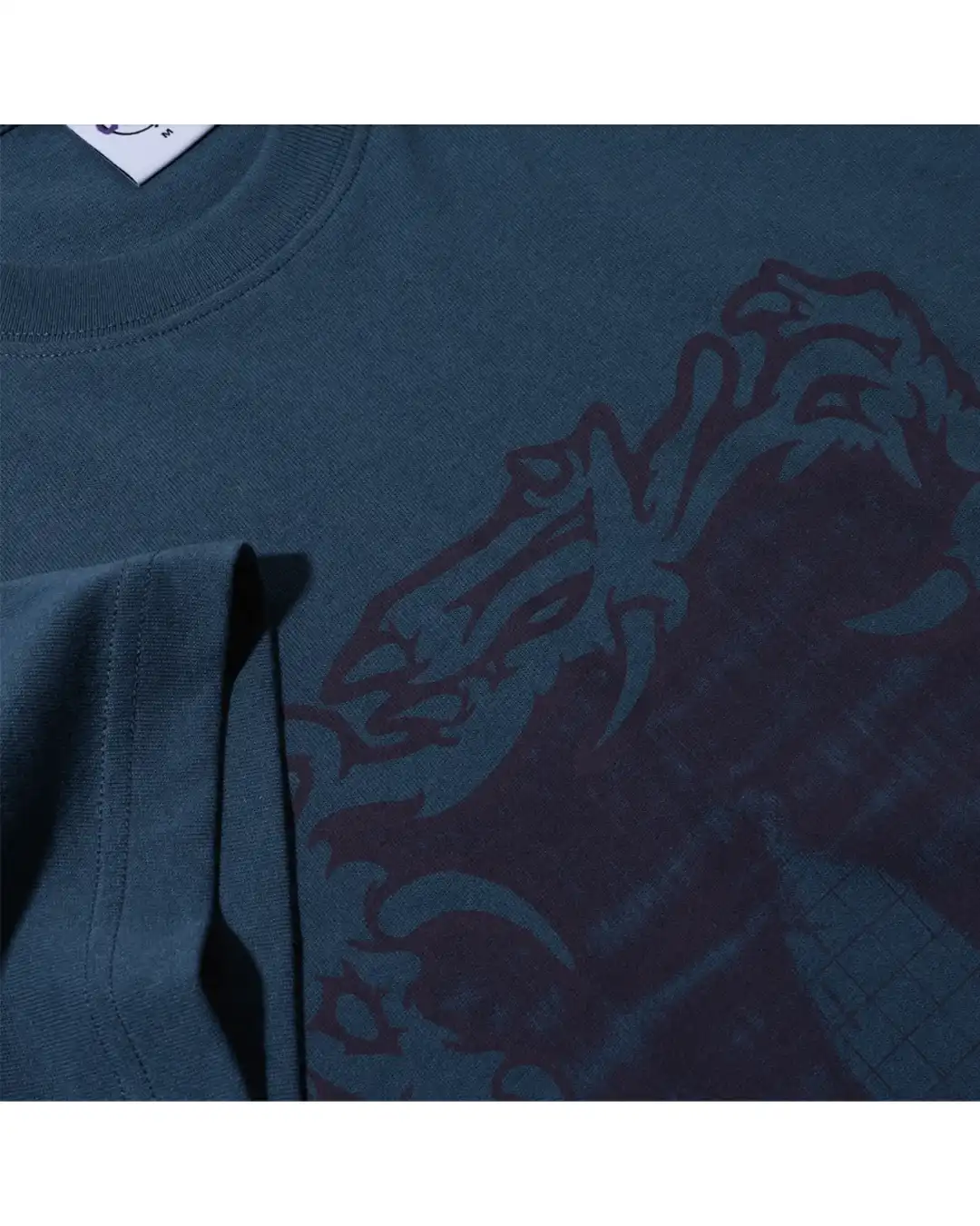 Passing Resemblance T-Shirt - Grey Blue - Image 3