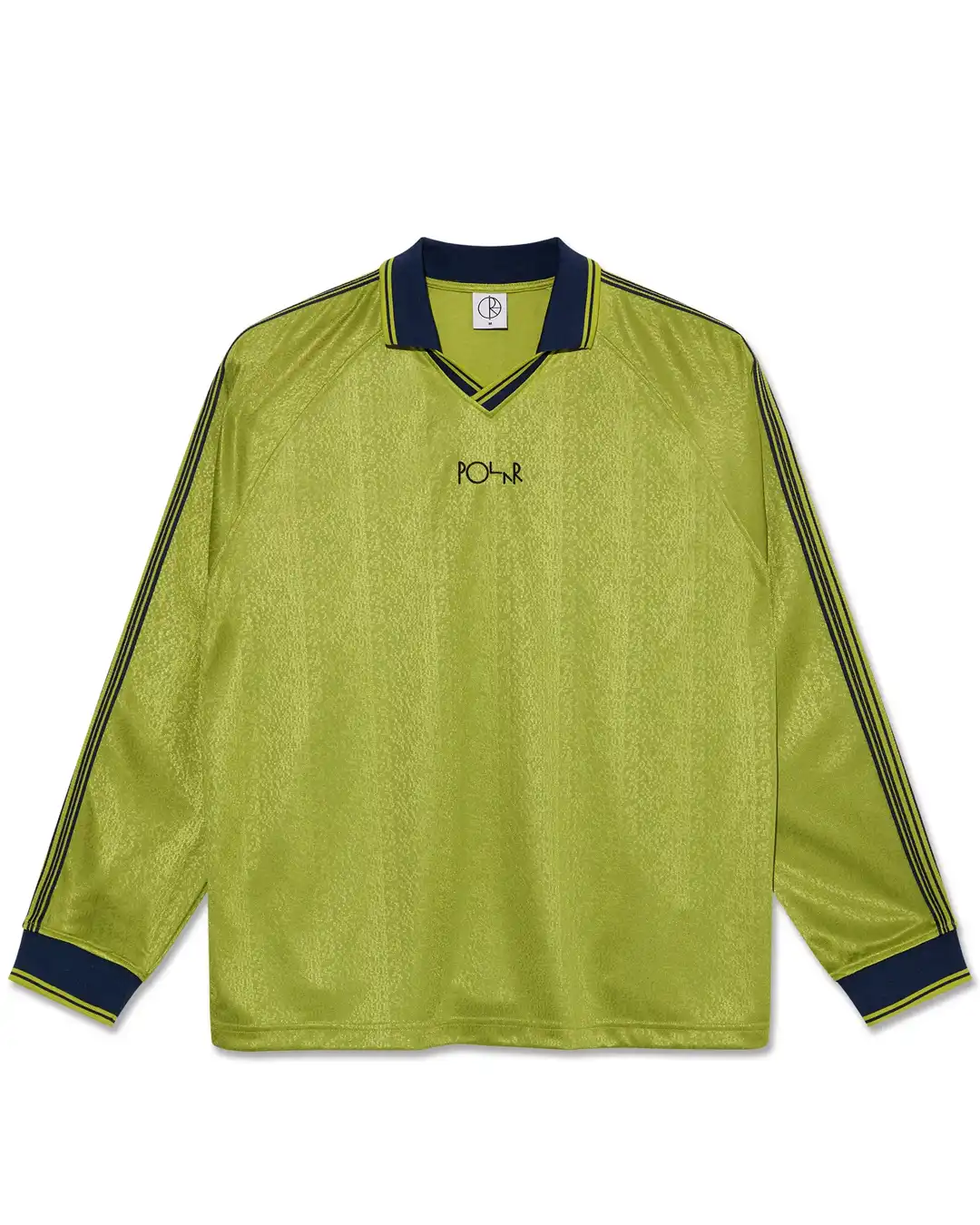 Davie Long Sleeve T-Shirt - Peridot/Dark Blue