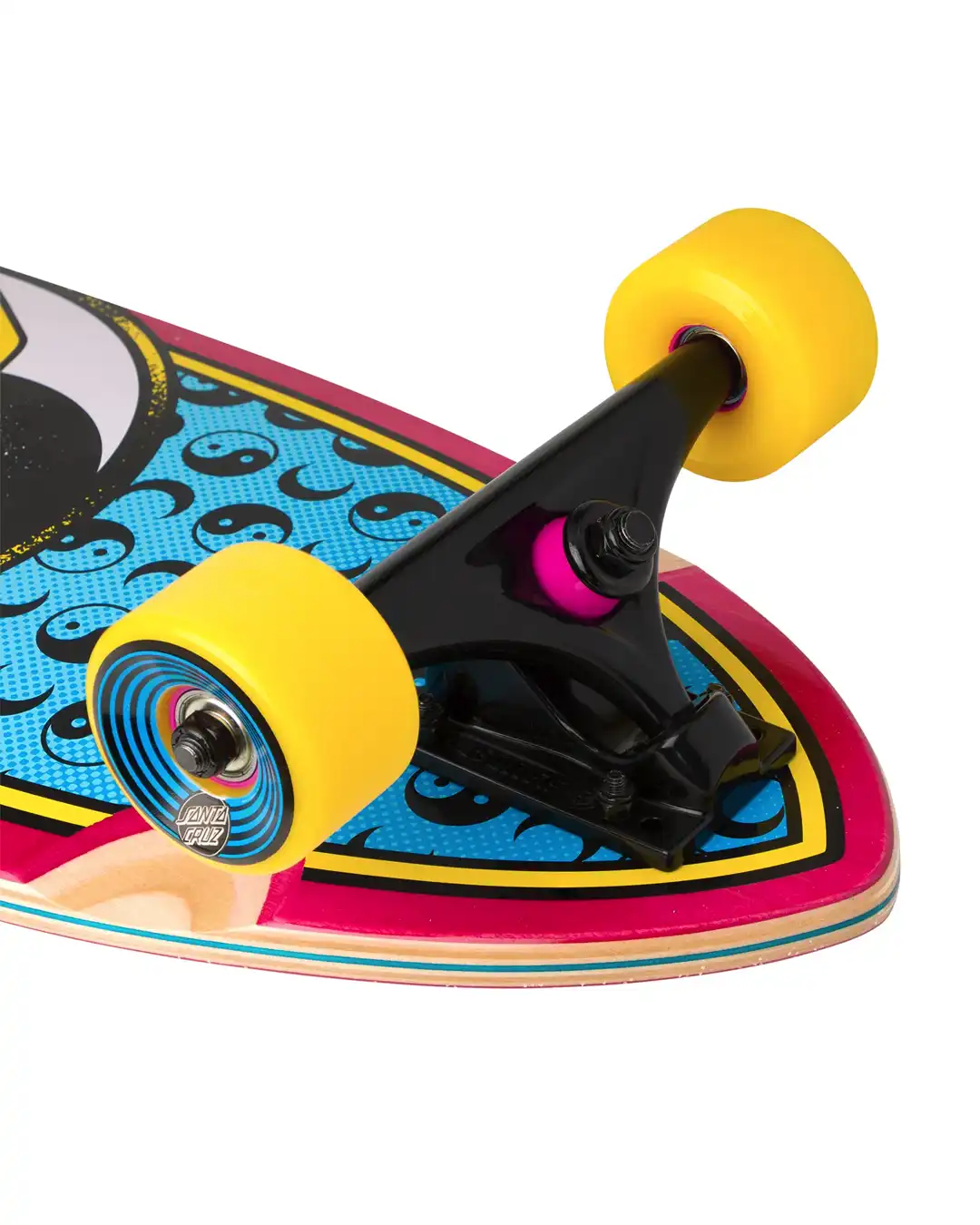 Yin Yang Dot Pintail Complete Longboard - Image 2